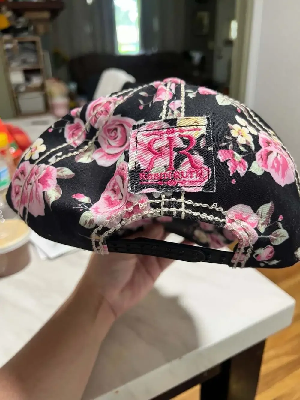 Robin Ruth New York City Floral Quilted Snapback Hat